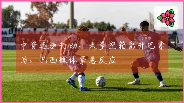 中资迅速行动，大量空箱离开巴拿马，巴西媒体紧急反应